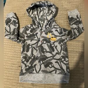 Infant Toddler Fleece Hoodie Button Up
